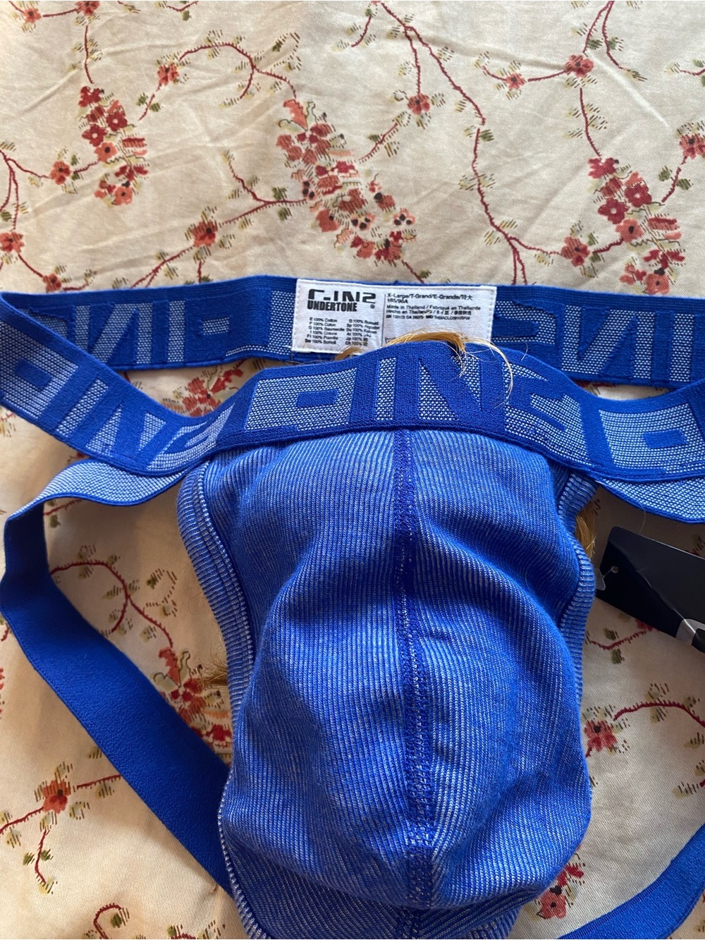 SD Collection Royal Blue Men's Support Jock with Branded Waistband. Size XL. NWT